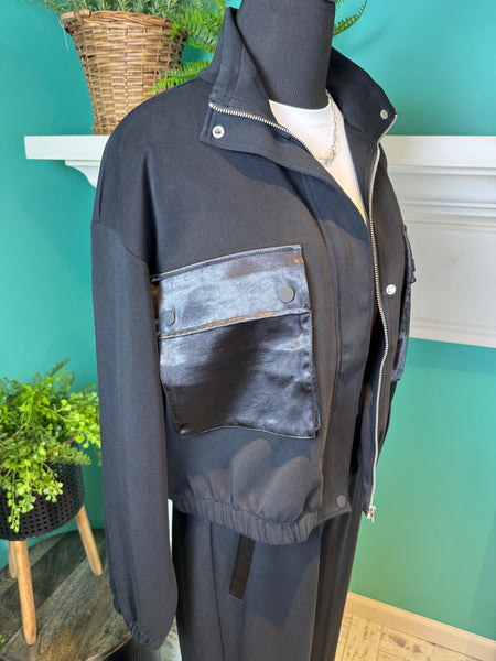 Esqualo Modal Bomber Cardigan