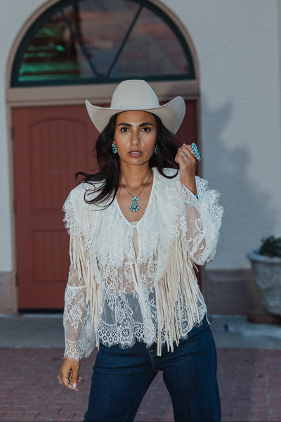 Fringe Fever Suede Collar