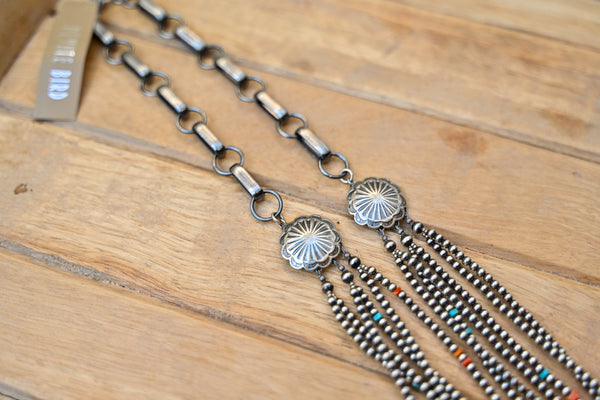 PBD Charlie Favour Turquoise/Spiny Oyster Necklace