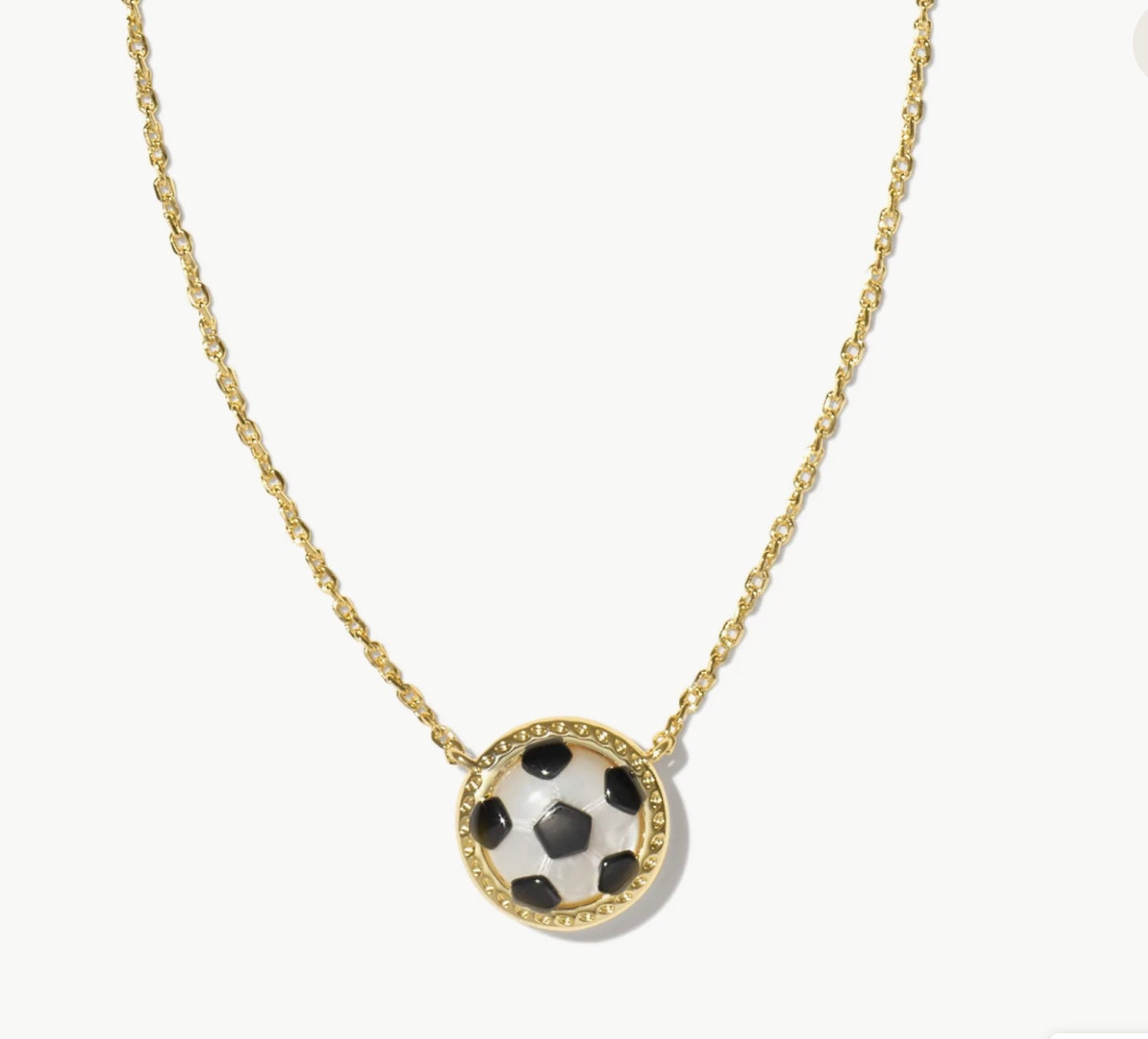 Kendra Scott Soccer Pendant in Gold/Silver