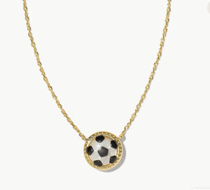 Kendra Scott Soccer Pendant in Gold/Silver