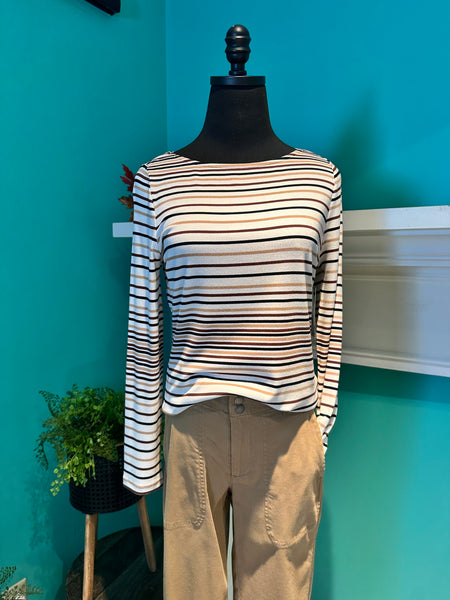 Liverpool Boat Neck Knit Top