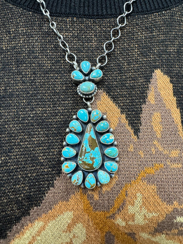 SLL The Cluster Teardrop Necklace