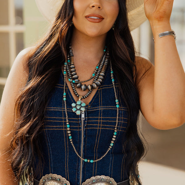 The Cluster Turquoise Pendant