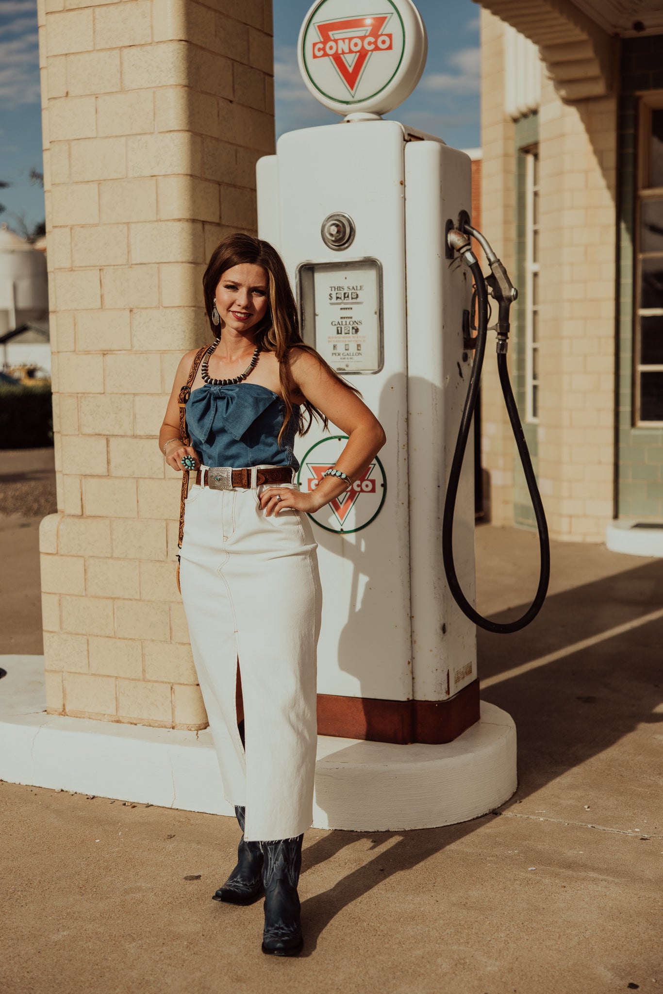 Front Slit Skirt