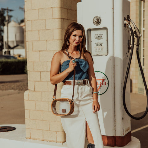 AD Western Clear Bag Crossbody