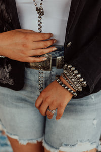 Starburst Sterling Cuff Bracelet