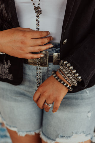 Starburst Sterling Cuff Bracelet