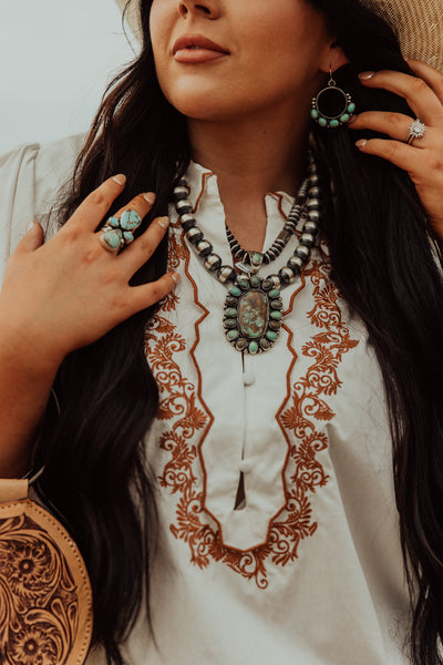 Show Stopper Embroidered Top
