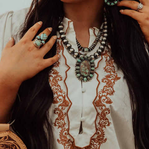 Tear Drop Turquoise Ring
