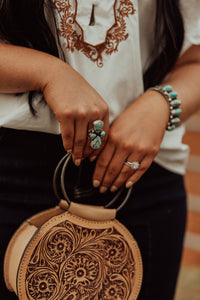 Tear Drop Turquoise Ring