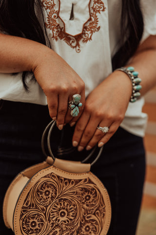Tear Drop Turquoise Ring