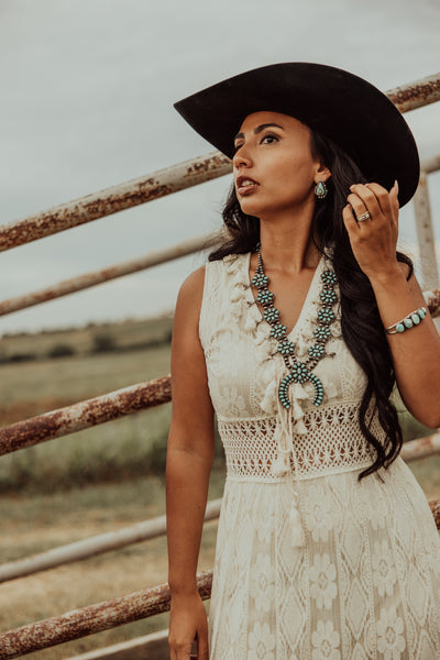 Bohemian Lace Maxi Dress