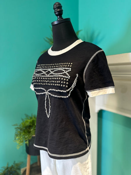 Double D Ranch Boot Stitch Top