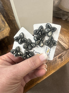 White Buffalo Mini Cluster Post Earring