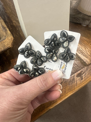 White Buffalo Mini Cluster Post Earring
