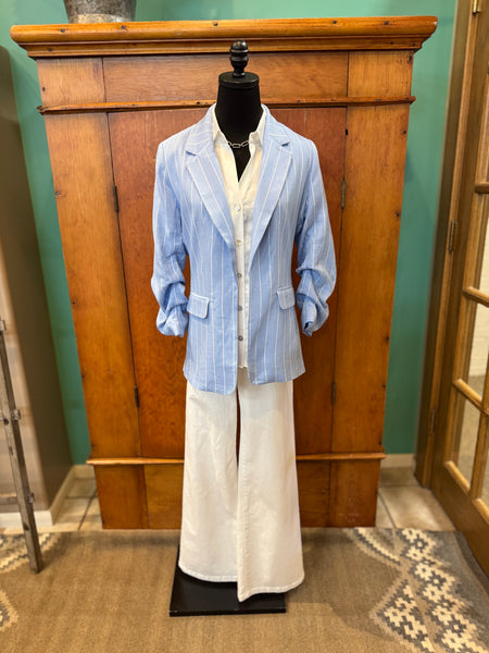 Esqualo Blazer Linen Stripe