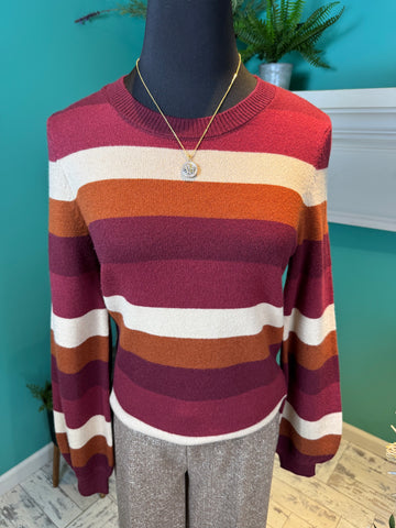 Liverpool Crew Neck Stripe Sweater