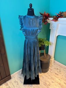 Wishlist Midi Dress With Ruffle
