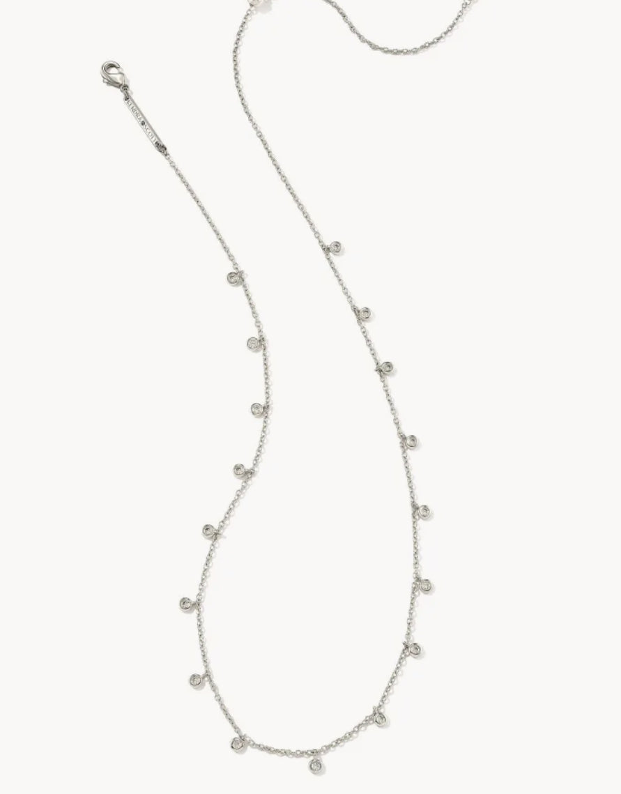 Kendra Scott Amelia Chain Necklace in Silver