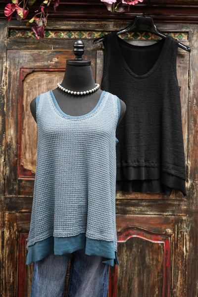 Waffle Flowy Tank