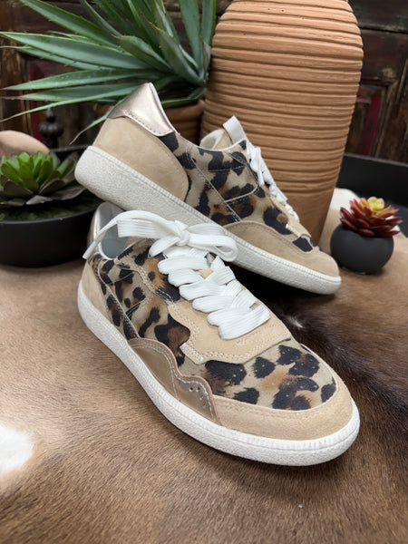 Vaneli Paris In Beige Animal Print