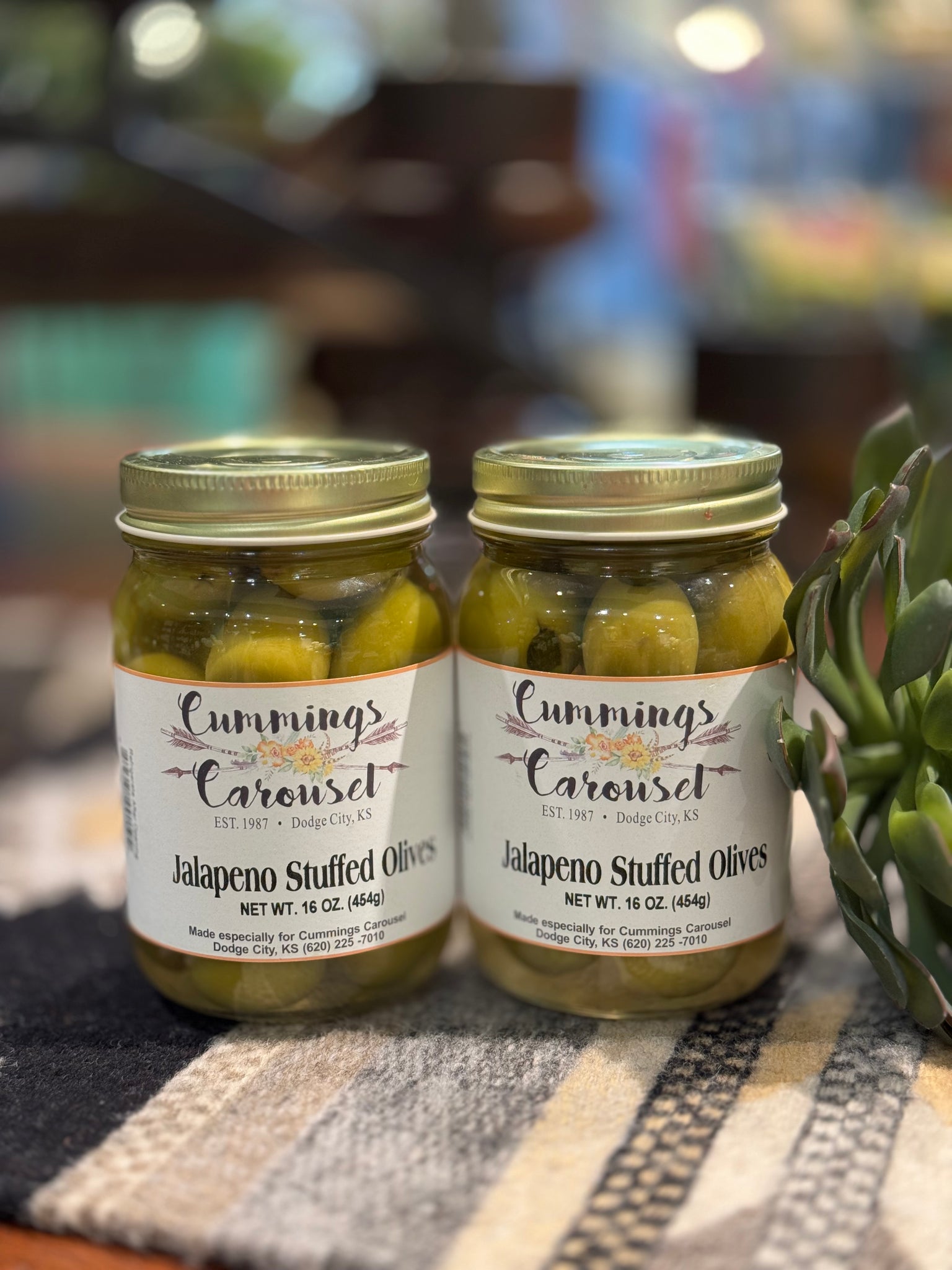 Cummings Carousel’s Jalapeño Stuffed Olives