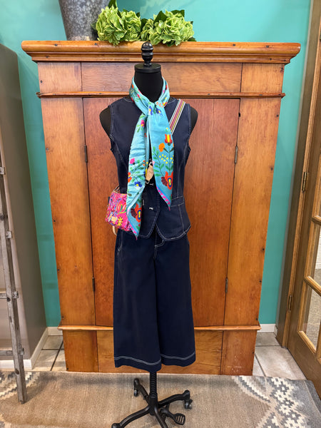 FDJ Button Front Vest