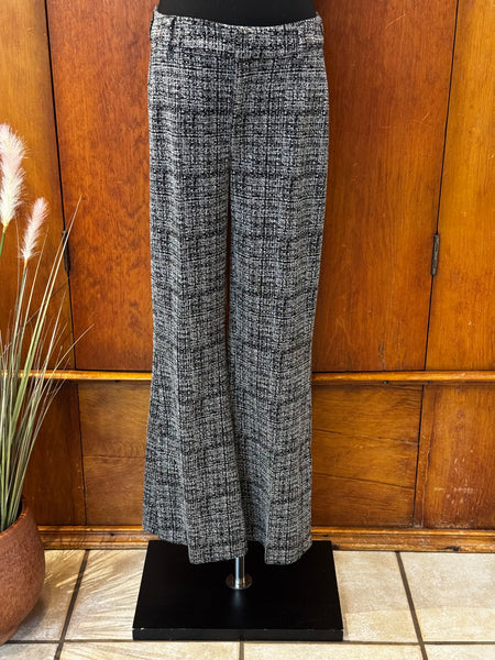 High Rise Pleated Wide Leg Trouser
