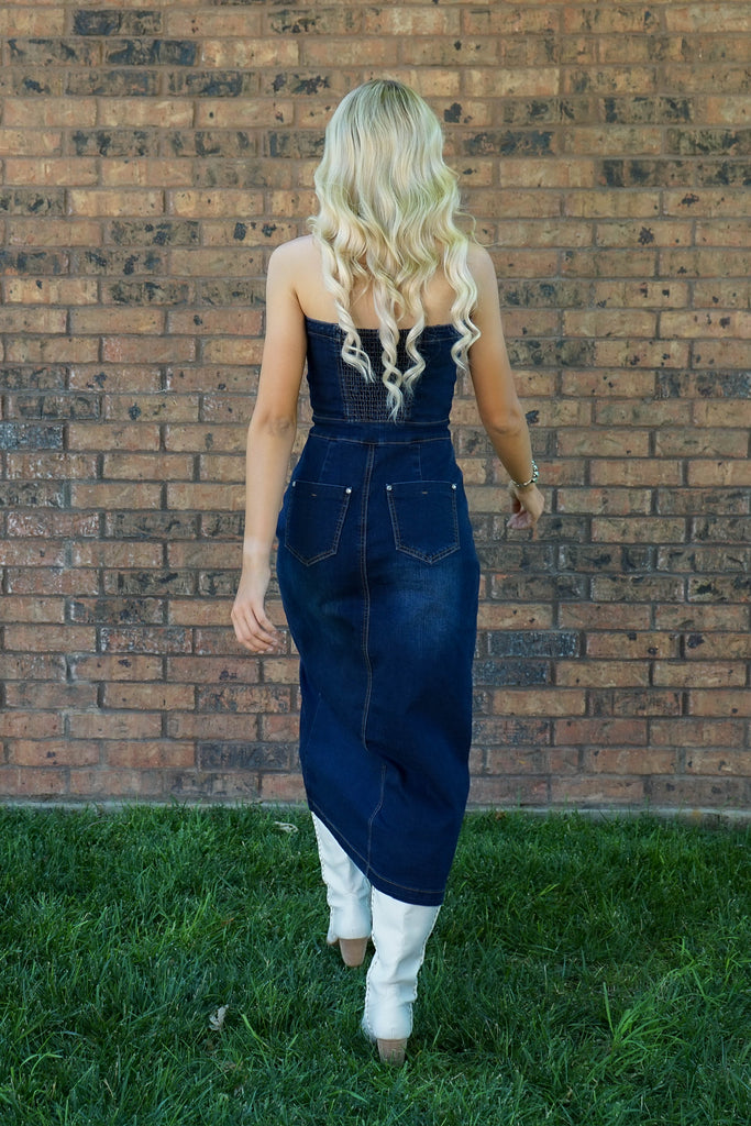 Denim Cowgirl Dress Denim Cowgirl Dress