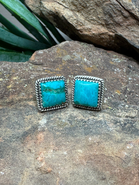 4 Corners Mojave Turquoise Post Earrings