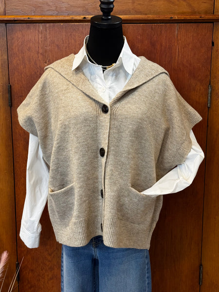 Cardigan Vest Hoodie