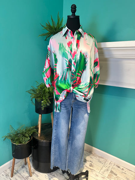 Arizona Oversized Buttondown Tunic