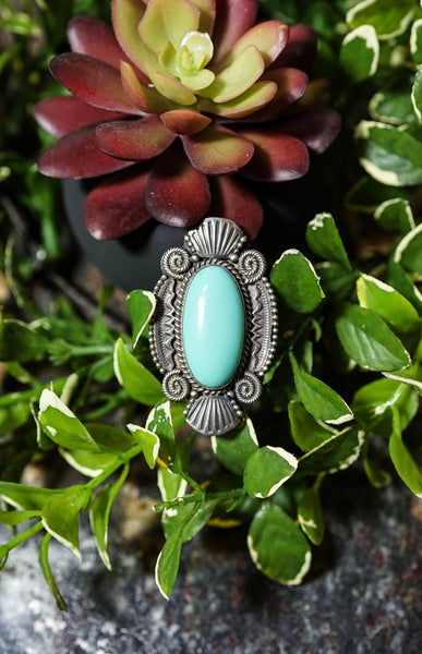 8 Turquoise Ring