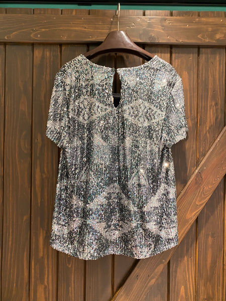 Tasha Polizzi- Starla Sequin Top