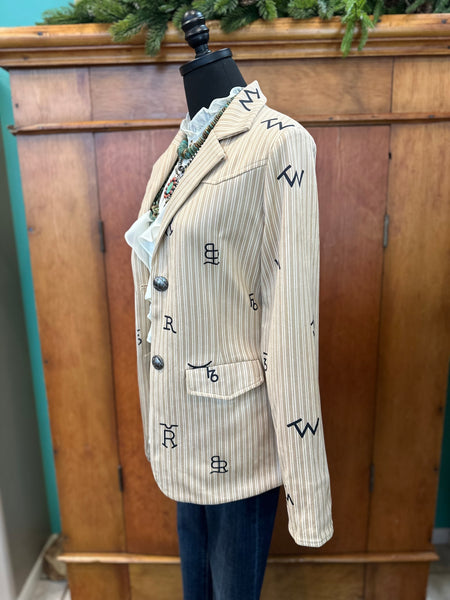 Lucky & Blessed The Brand Blazer Pin Stripe