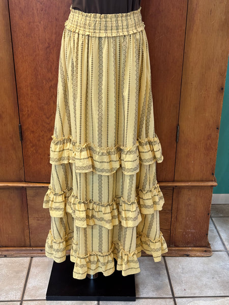 The Long Skirt with Ruffles