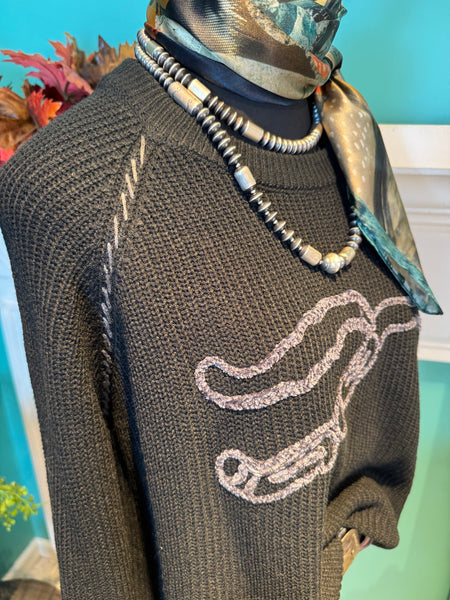 2 Fly Co Knit’em Cowboy Sweater