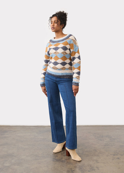 Pull-On Straight Leg Denim