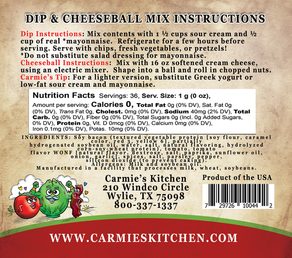Carmie’s BLT Dip Mix