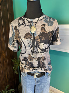 2 Fly Co Dust It Off Cowboy Tee