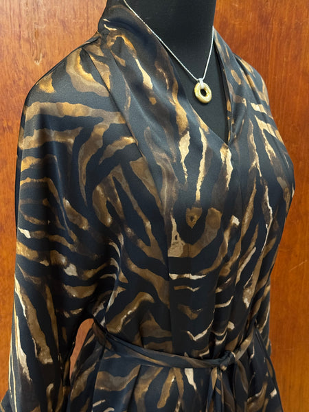 Animal Print Dolman Sleeve Tunic