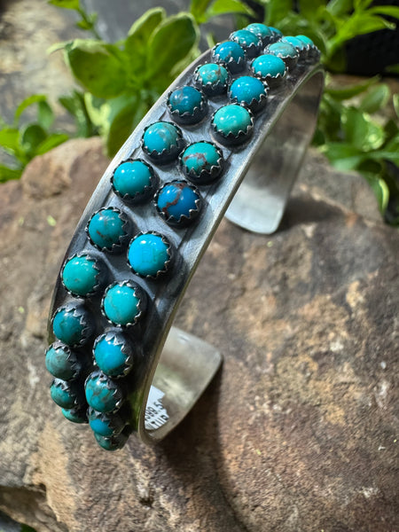 Two Row Turquoise Bracelet