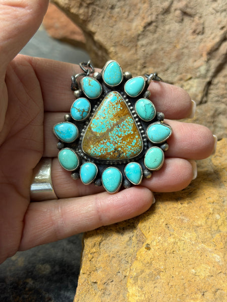 The Cowgirl Cluster Turquoise Necklace