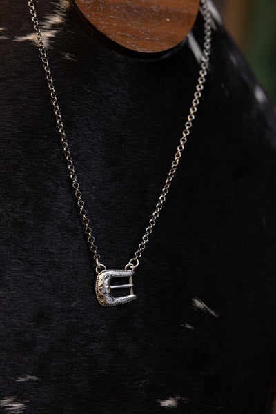 ALZ Mini Buckle Necklace