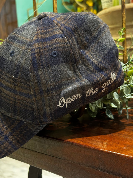 Open The Gate Plaid Cap