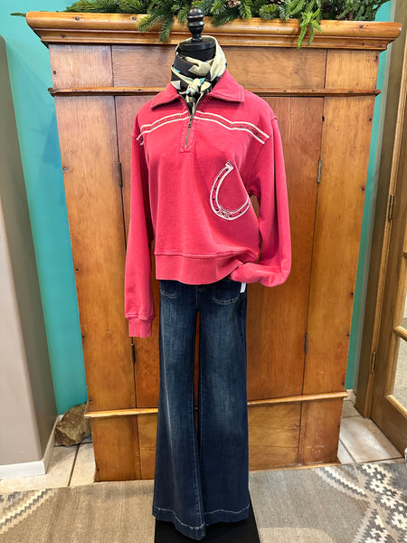 Howdy Hanny Quarter Zip Sweatshirt