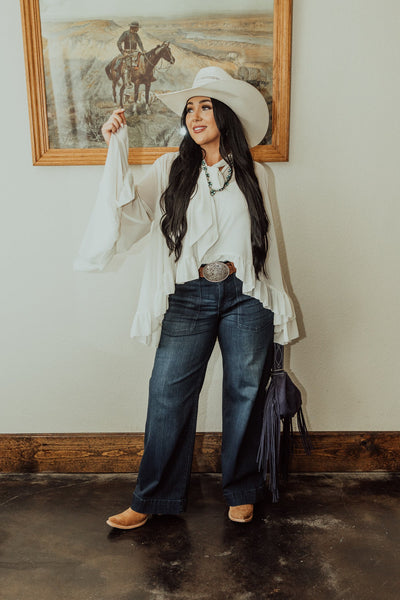 Running Wild Ruffle Top