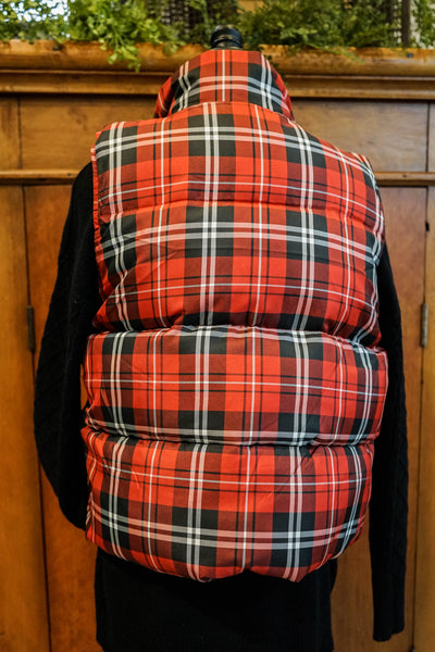 The Plaid Puffer Vest