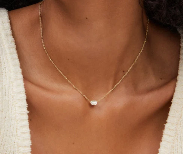 Kendra Scott Mini Elisa Satellite in Ivory MOP